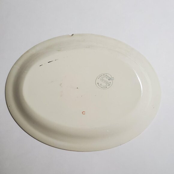 Vintage Sabin Crest O Gold 22K Warranted Platter - Picture 5 of 6